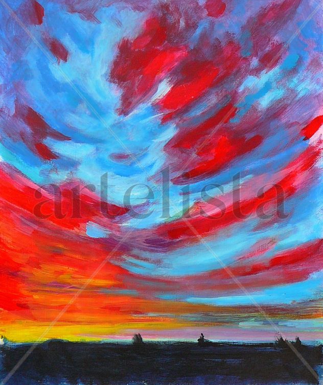 Atardecer en la Rioja II