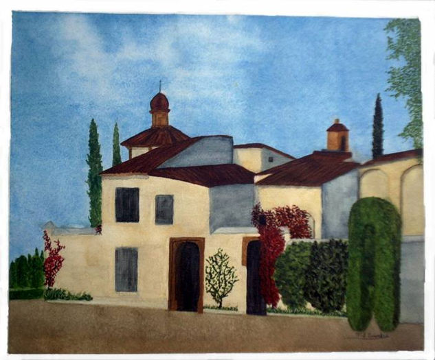 Monasterio de la Rabida Watercolour Paper Landscaping