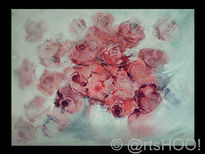 Rosas Rojas en Florero