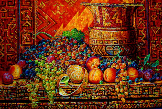 AMERICAN STILL LIFE DIAGUITA Oil Canvas Still Life Paintings