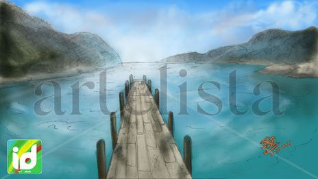 Blue Landscape