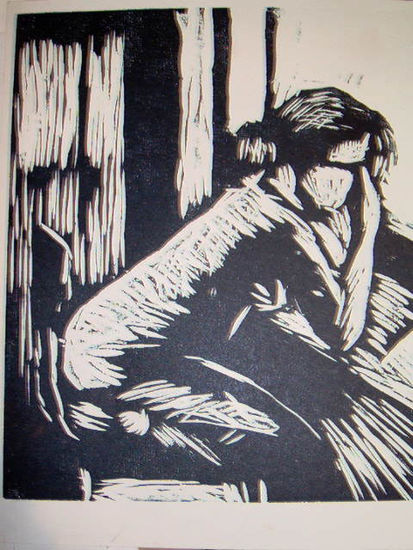 ESTUDIANTE Woodcut