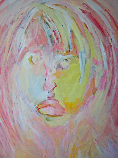 Gran Mujer Acrylic Canvas Portrait