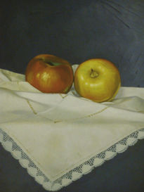 Manzanas y puntilla