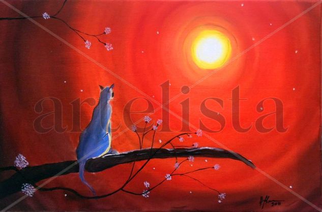 luz y sombra Oil Canvas Animals