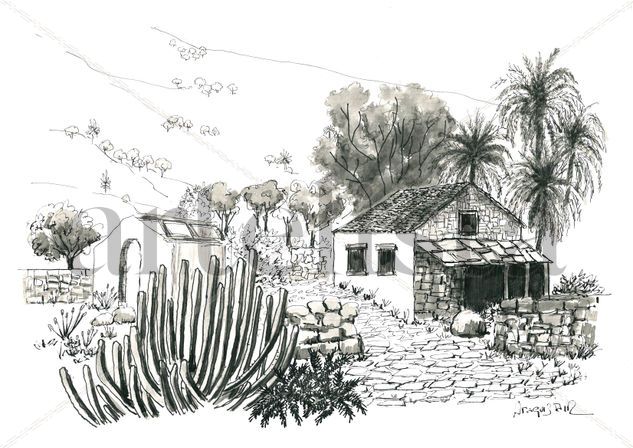 Paisaje Canario Ink