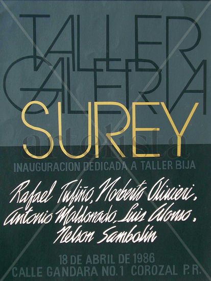 TALLER GALERIA SUREY Serigrafía