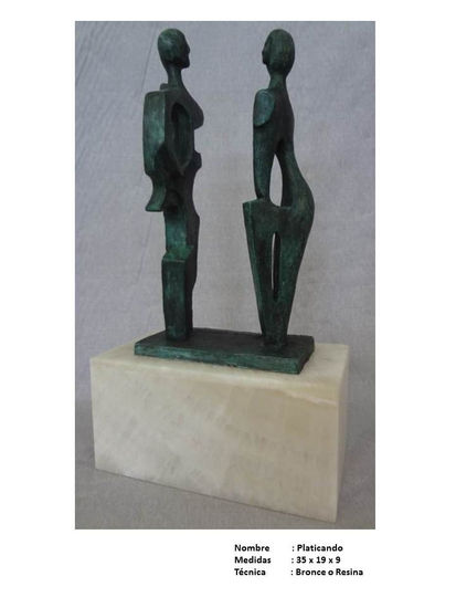 PLATICANDO Bronze Figurative