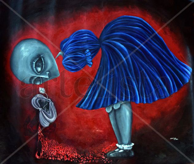 Mi vestido Azul.