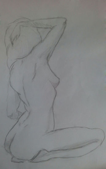 Mujer de espalda Graphite