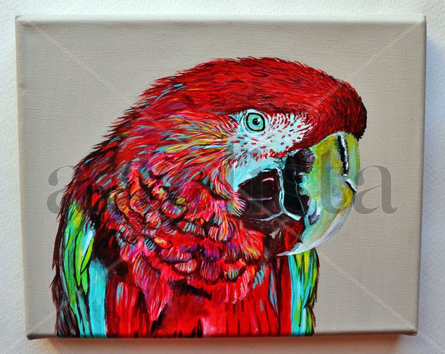 Loro Acrylic Canvas Animals