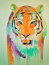 Tigre en colores