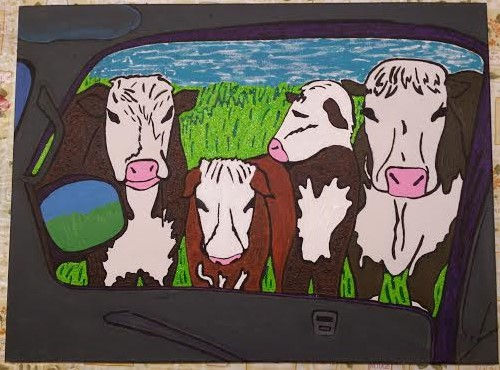 Unax significa pastor de vacas Acrylic Canvas Animals