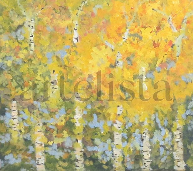 Otoño I Acrylic Canvas Landscaping