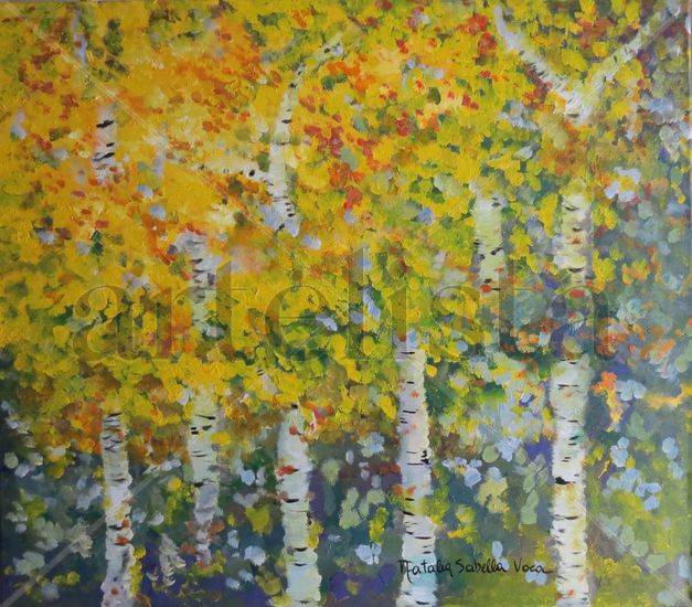 Otoño II Acrylic Canvas Landscaping