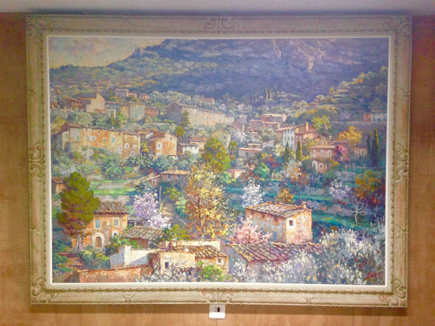 Se vende obra original de Guillermo Gil: "Paisaje de Deiá"