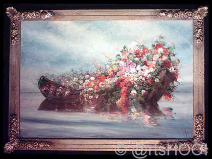 Flores en Barcaza