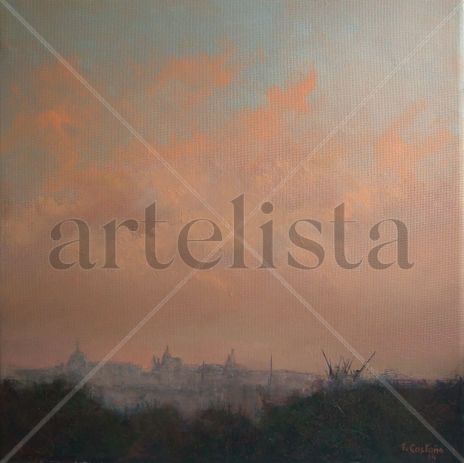 Atardecer sobre Madrid