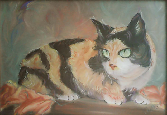 GATO 4 Pastel Papel Animales