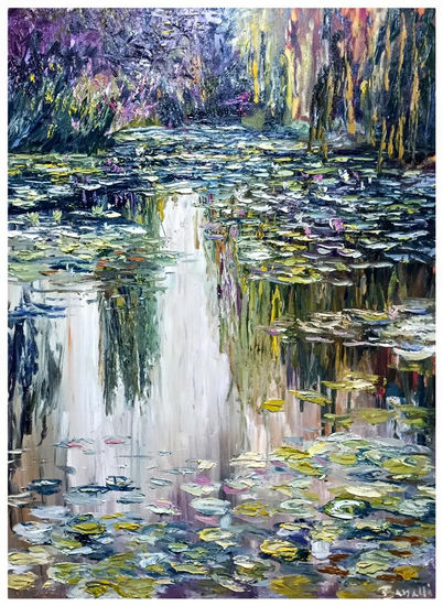 Giverny Oil Canvas Landscaping