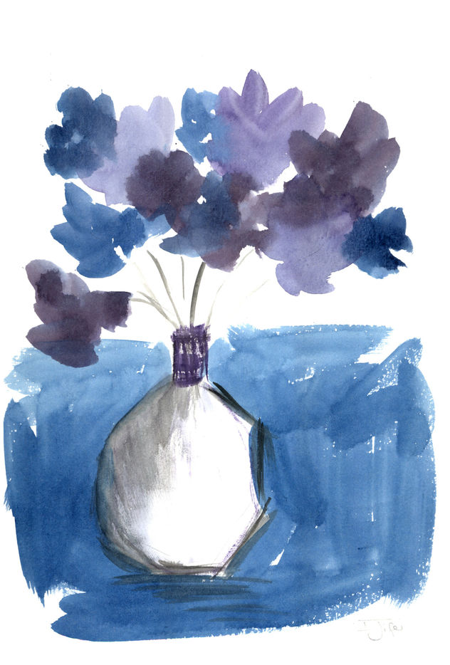 blue flower