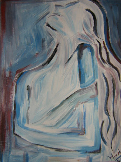 "Femeneidad" Oil Canvas Figure Painting