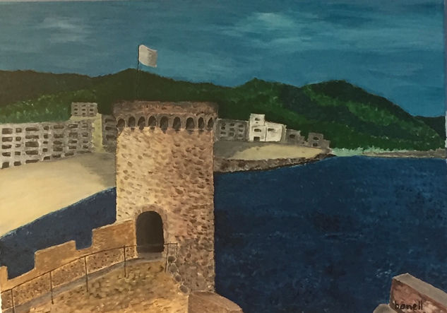 TOSSA VISTAS CASTILLO Acrylic Canvas Marine Painting