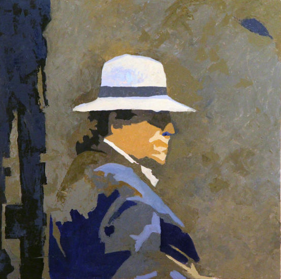 El Malote de Argensola Oil Panel Portrait