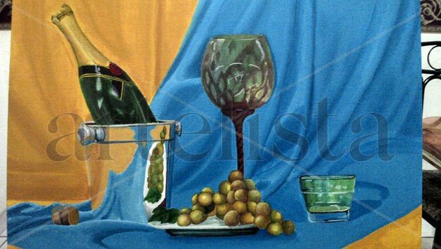 bodegon Acrylic Textile Still Life Paintings