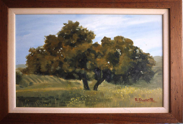 EL ARBOL DE LOS JUEGOS 2 Oil Panel Landscaping