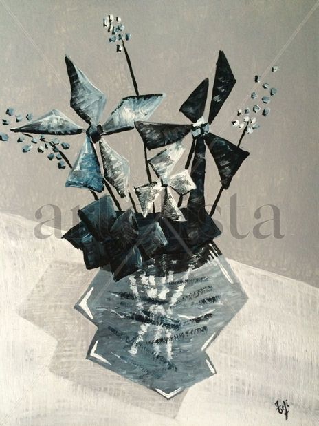 Florero astracto