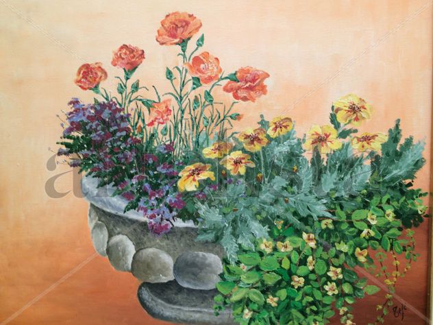 jarron de flores