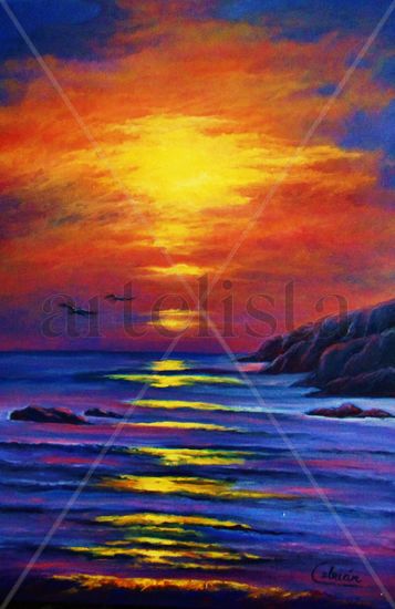 Atardeceres (2) Oil Canvas Landscaping