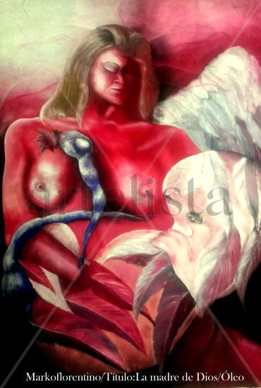 MADRE DE LA DECADENCIA Oil Canvas Figure Painting