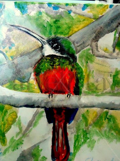 PAJARITO Acrylic Canvas Animals