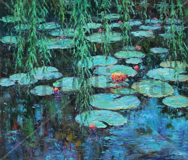 NENÚFARES 1-Pensando en Monet.