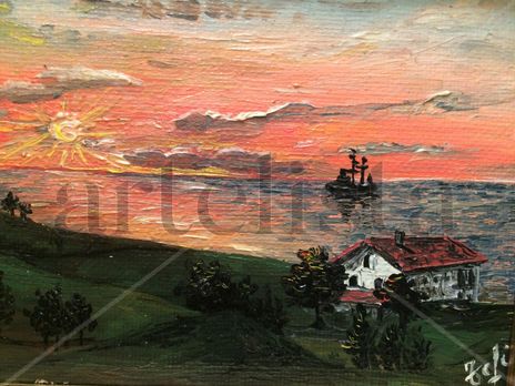 Puesta de sol en el...