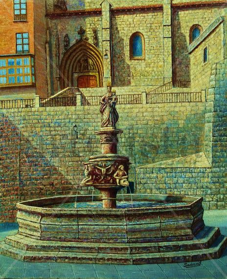 Fuente en plaza...