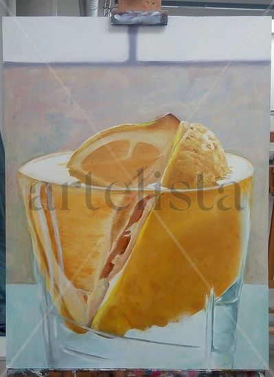 MANZANA Oil Panel Still Life Paintings