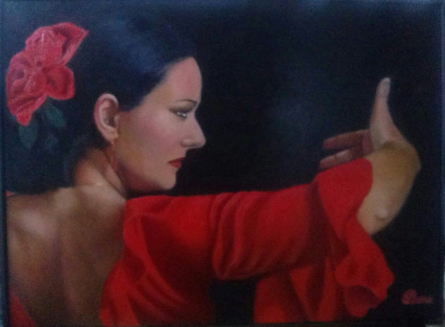 Carmen de torres Oil Canvas Portrait