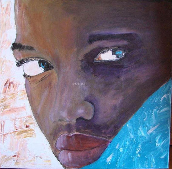 Mirada Acrylic Canvas Portrait