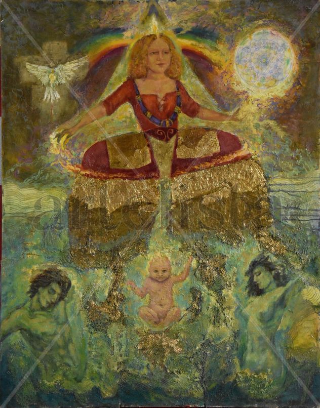 Menina de fuerzas Creativas