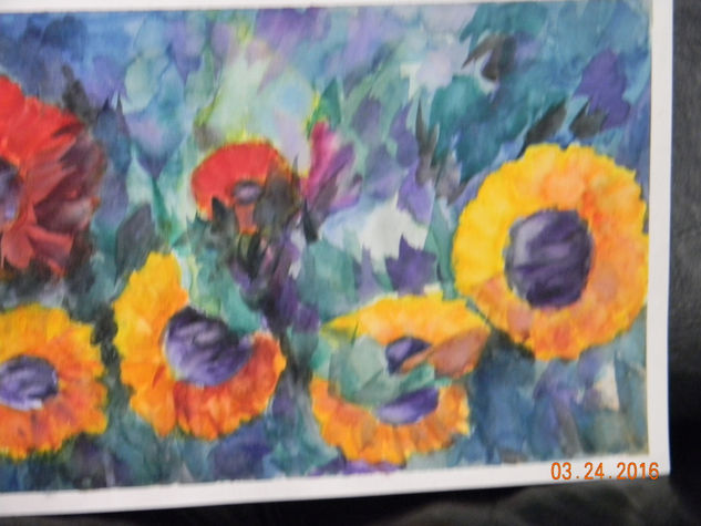 Flores Amarillas Watercolour Paper Landscaping