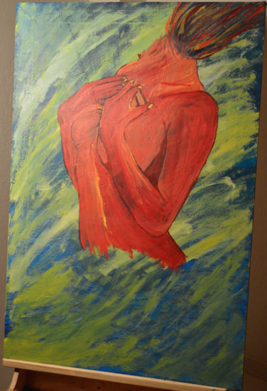 Mujer sin cabeza Acrylic Canvas Figure Painting