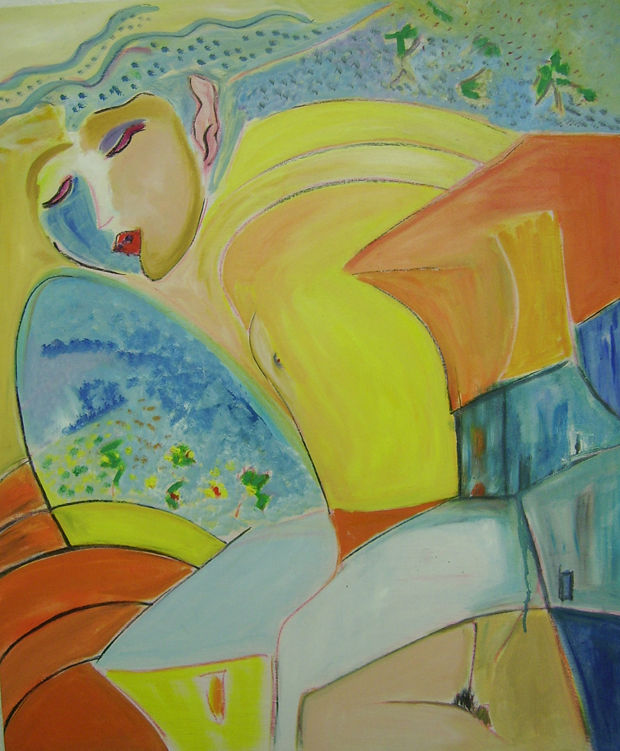 Mujer en Provenza