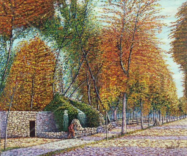 Otoño Oil Canvas Landscaping