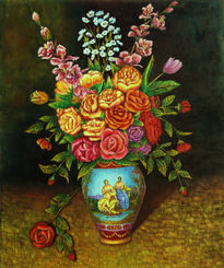 Jarrón floral