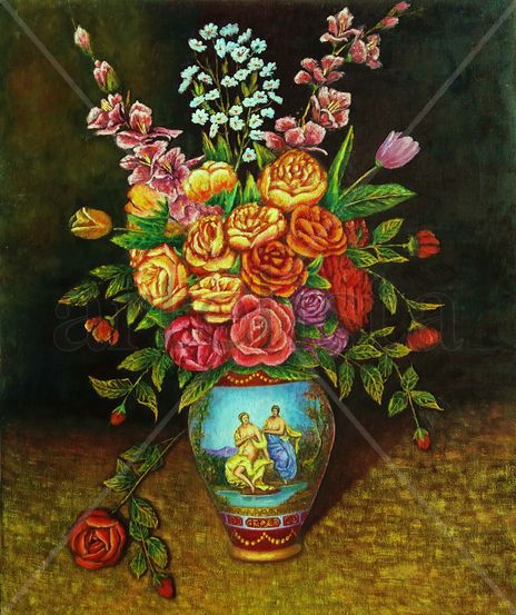 Jarrón floral