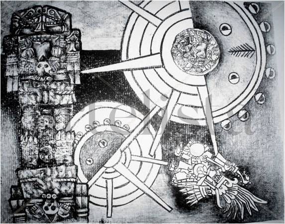 Huitzilopochtli y los cuatrocientos dioses del sur.