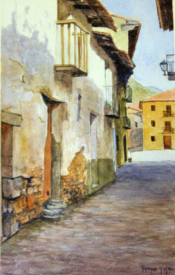 Calle Hospital Watercolour Paper Landscaping